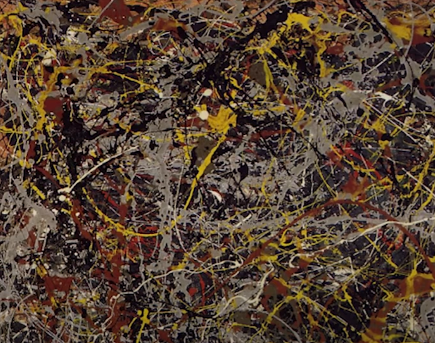 名畫 Jackson Pollock 1948年第5號